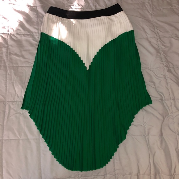 SugarLips Colorblock Pleated High Low skirt XS - Picture 5 of 6